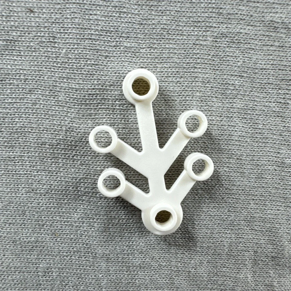 LEGO 2423 Small WHITE Tree Leaf Branch Limb Forest Castle Market Snow Lot of 10